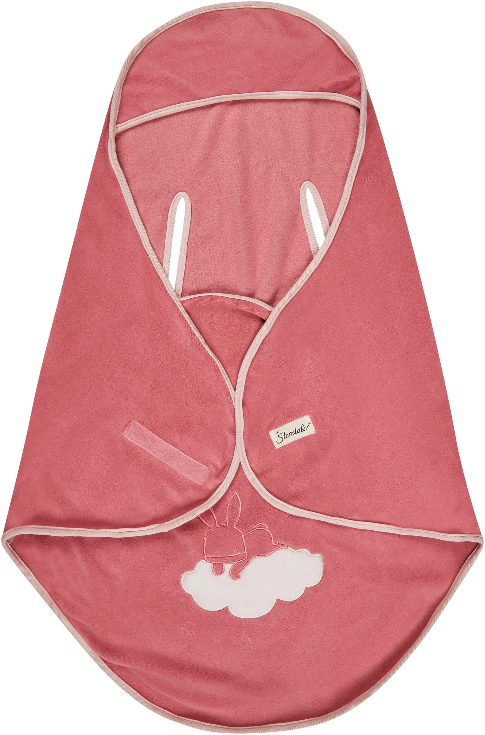 STERNTALER Einschlagdecke Hase Hanni Perlrosa Microfleece