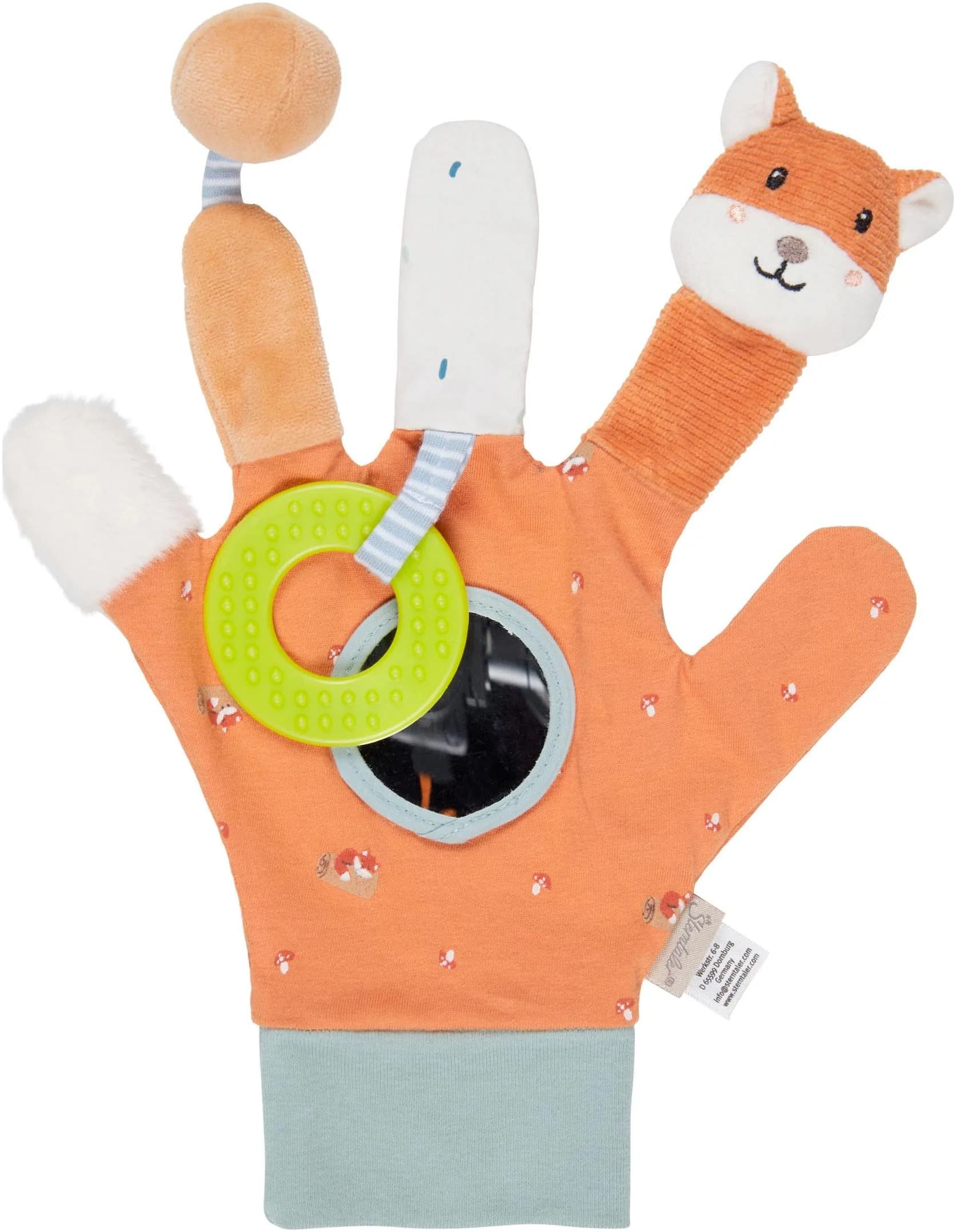 Sterntaler Spielhandschuh Fuchs Filou Beißring Rassel