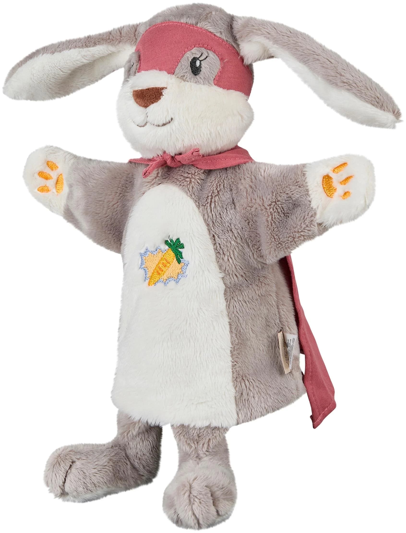 STERNTALER Handpuppe Superhase Grau Flauschstoff