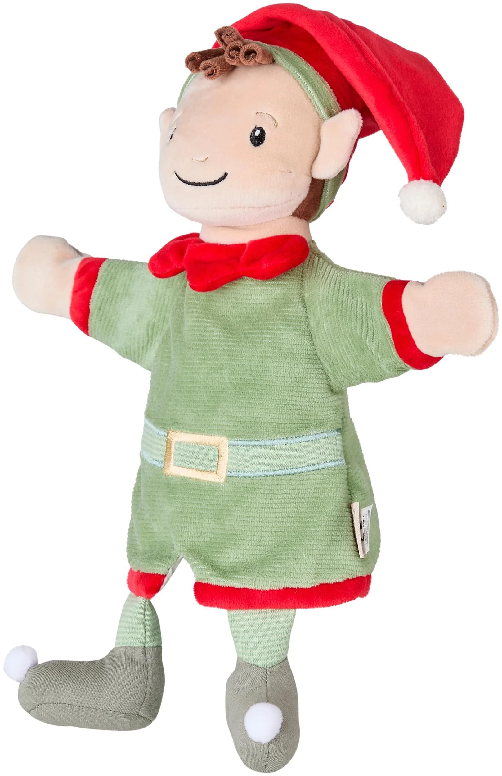 STERNTALER Handpuppe Wichtel Steingrün Flauschstoff