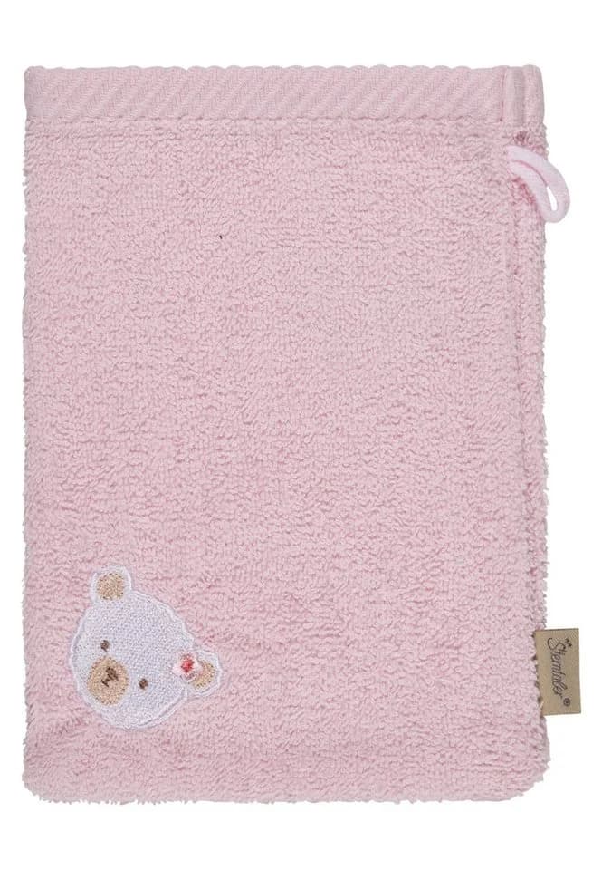 Sterntaler® Waschhandschuhe 2er-Pack BÄR Betty Rosa