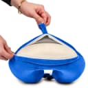 WINLIFE Reisekissen Memory Foam Nackenhörnchen Blau Bild 1