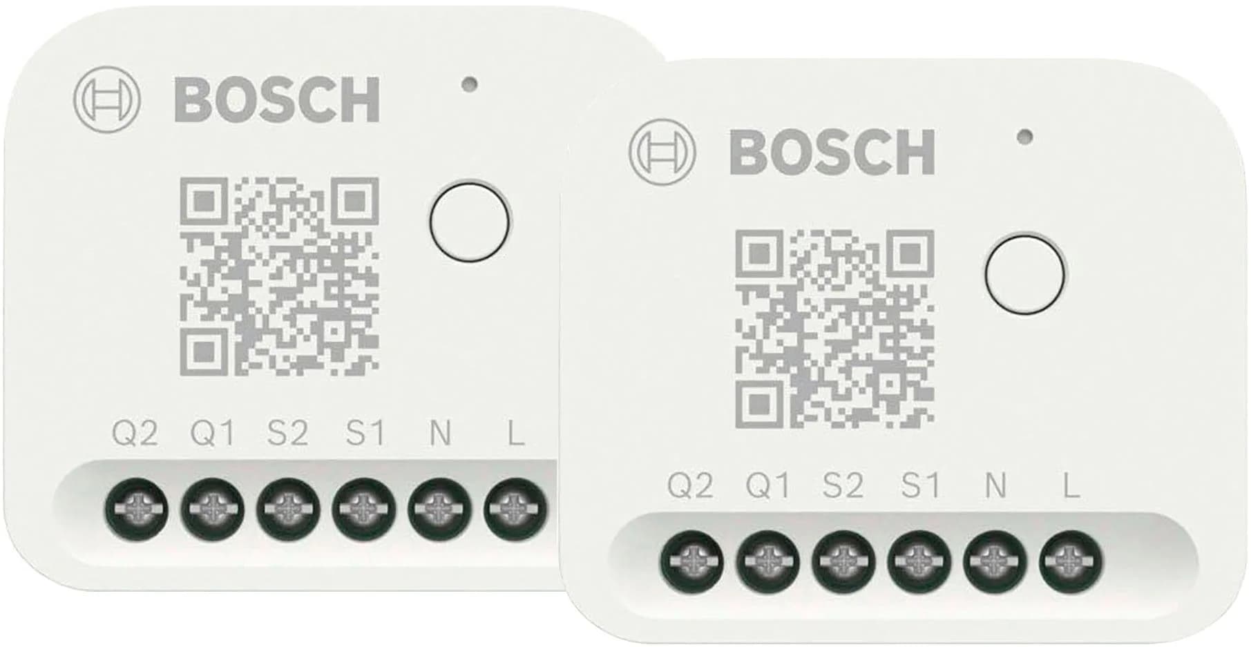 Weißer Smart Home Schalter aus Plastik