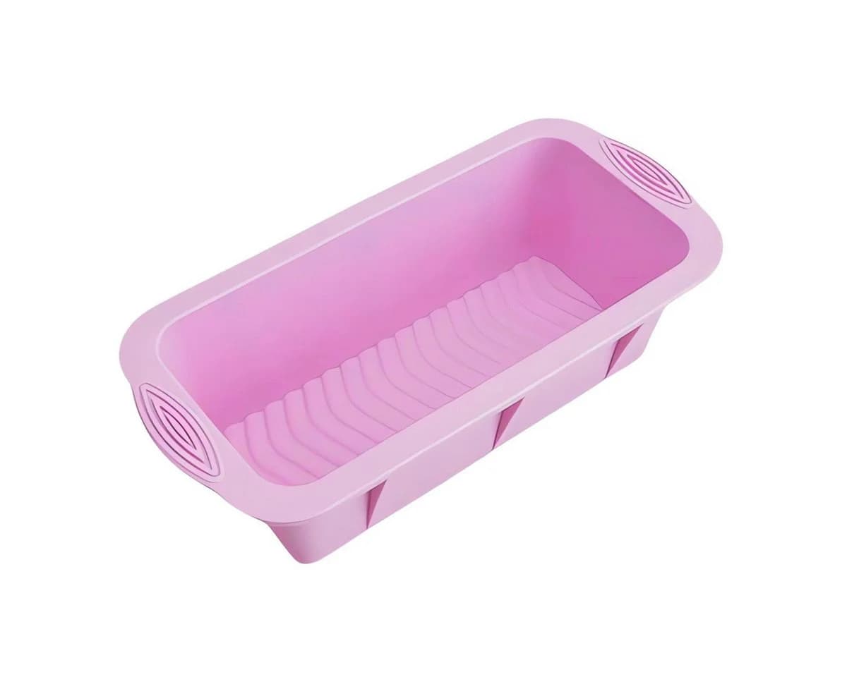 König Design Silikonbackform Rechteckig Rosa - Bild 2