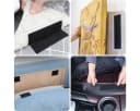 König Design Klettband Set Schwarz Extra Stark Selbstklebend Bild 1