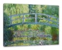 Pixxprint Leinwandbild Claude Monet - Die japanische Brücke Bunt Bild 2