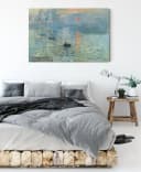 Pixxprint Leinwandbild Claude Monet - Impression Sonnenaufgang Bild 3