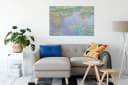 Pixxprint Leinwandbild Claude Monet - Seerosen V Bild 1
