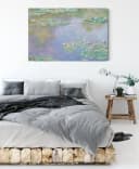 Pixxprint Leinwandbild Claude Monet - Seerosen V Bild 3