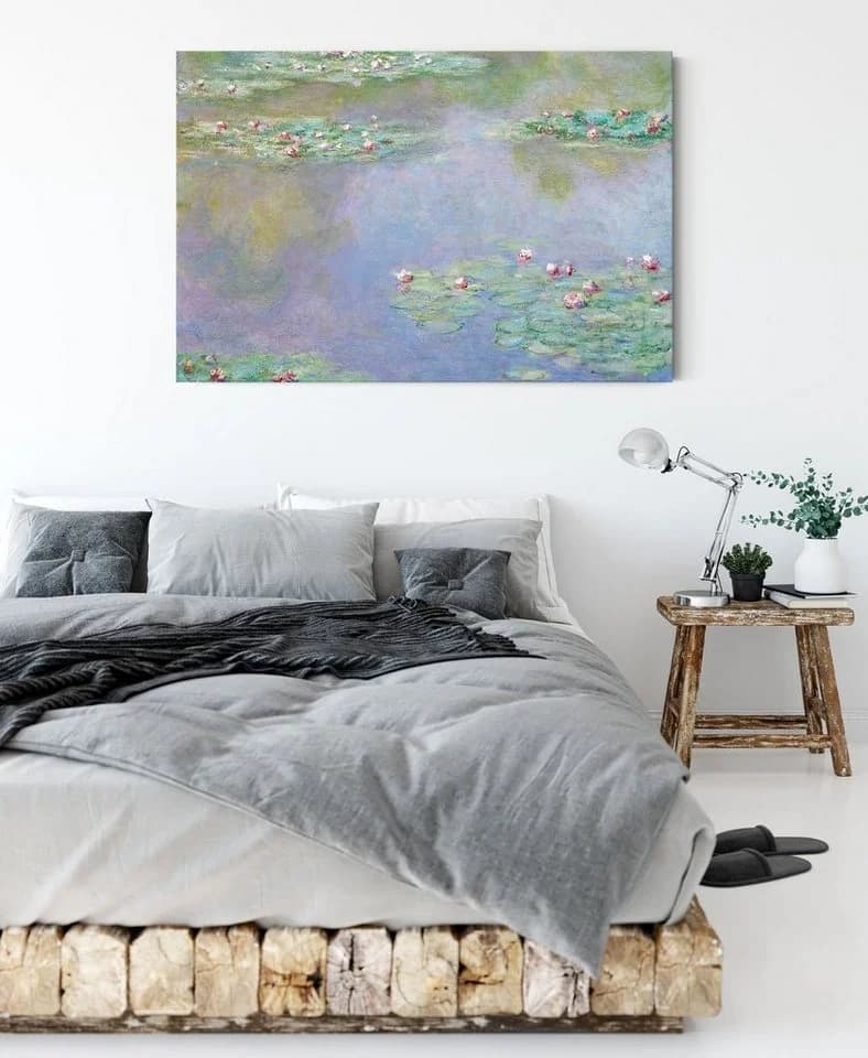 Pixxprint Leinwandbild Claude Monet - Seerosen V - Bild 3