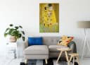 Pixxprint Leinwandbild Gustav Klimt - Der Kuss Bunt Bild 1