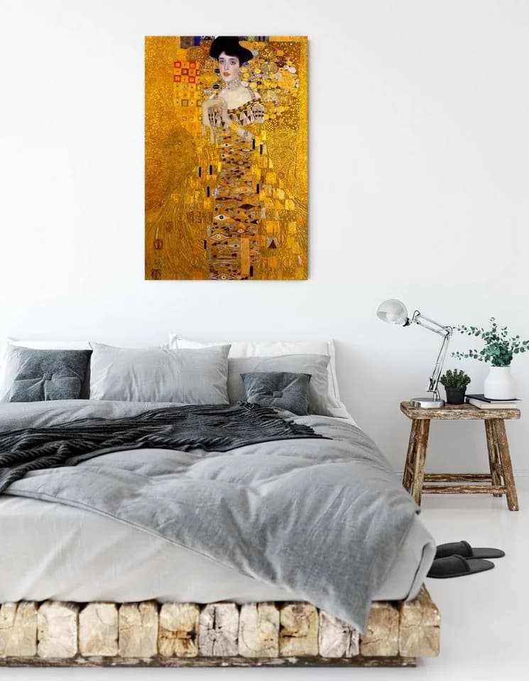 Pixxprint Leinwandbild Gustav Klimt Adele Bloch-Bauer I Bunt - Bild 3
