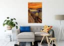 Pixxprint Leinwandbild Edvard Munch - Der Schrei I Bild 1