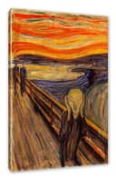 Pixxprint Leinwandbild Edvard Munch - Der Schrei I Bild 2