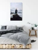 Pixxprint Leinwandbild Caspar David Friedrich Wanderer über dem Nebelmeer Bild 3