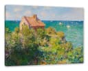 Pixxprint Leinwandbild Claude Monet Fischer-Häuschen in Varengeville Bild 2