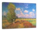 Pixxprint Leinwandbild Claude Monet Mohnfeld im Sommer Bild 2