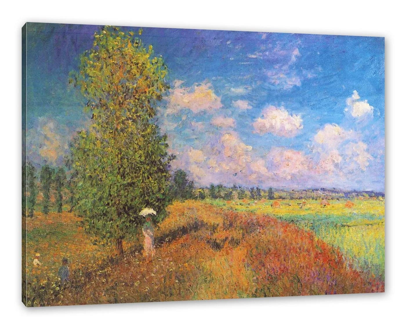 Pixxprint Leinwandbild Claude Monet Mohnfeld im Sommer - Bild 2