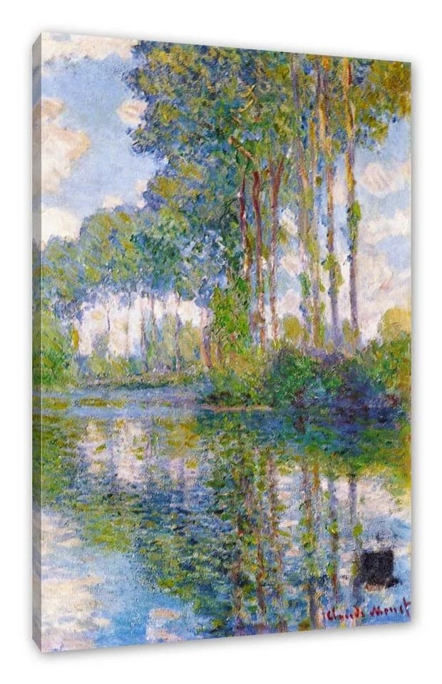 Leinwandbild Pappeln an der Epte I - Bild 2