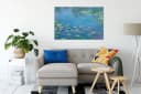 Pixxprint Leinwandbild Claude Monet - Seerosen III Bild 1