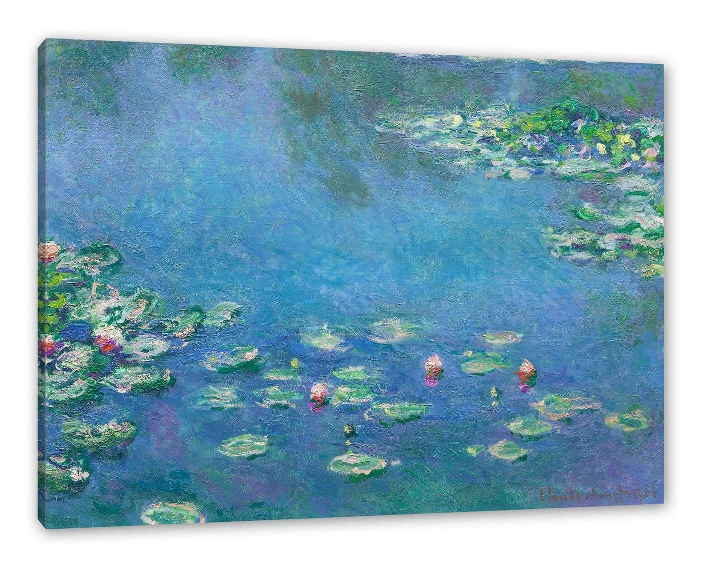 Pixxprint Leinwandbild Claude Monet - Seerosen III - Bild 2