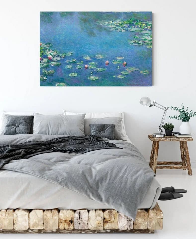 Pixxprint Leinwandbild Claude Monet - Seerosen III - Bild 3