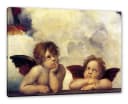 Pixxprint Leinwandbild Raffael Sixtinische Madonna Bunt Bild 2
