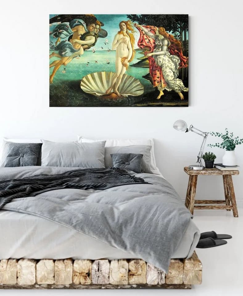 Pixxprint Leinwandbild Sandro Botticelli - Die Geburt der Venus - Bild 3