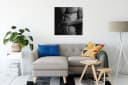 Pixxprint Leinwandbild Nackter Mann mit Frau Bunt Bild 1