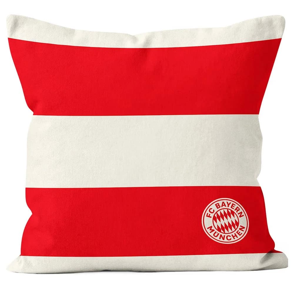 FC Bayern München Kopfkissen Rot/Weiß Offizieller Fanartikel
