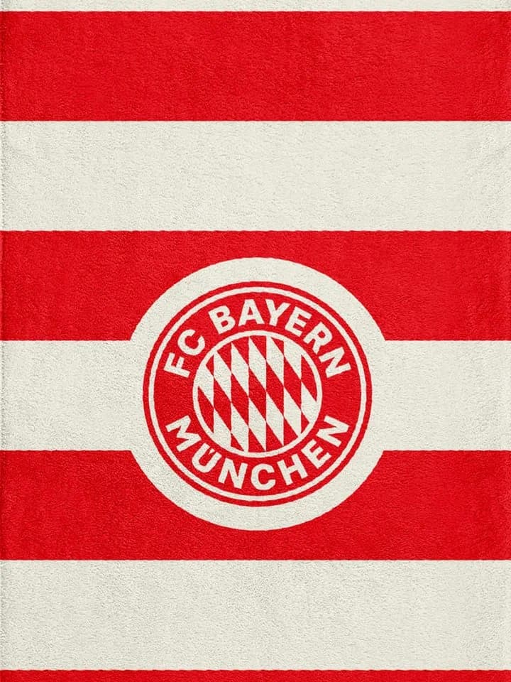 FC Bayern München Handtuch Rot-Weiß Frottier 100% Baumwolle - Bild 3
