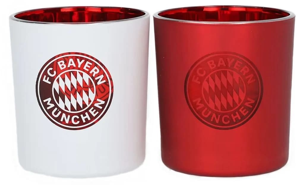FC Bayern München Windlicht 2er-Set Rot - Bild 2