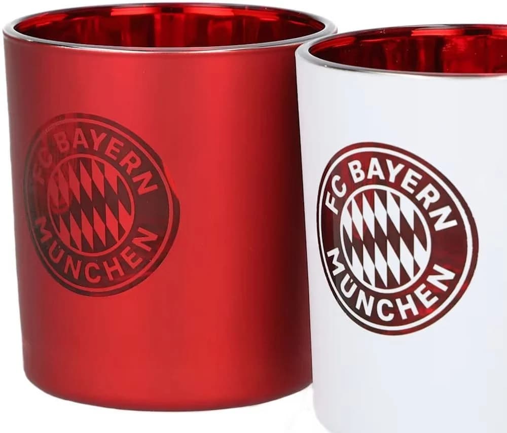 FC Bayern München Windlicht 2er-Set Rot - Bild 3