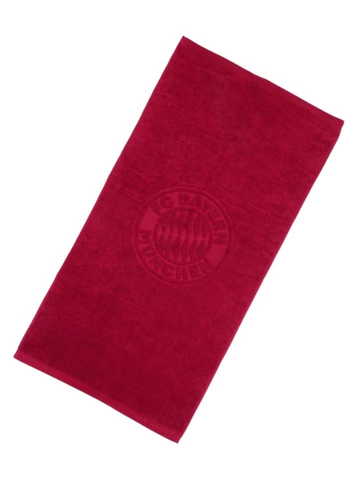 FC Bayern München Badetuch Bordeaux 100x50 cm 100% Baumwolle