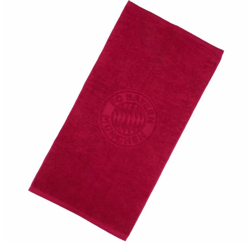 FC Bayern München Badetuch 140x70 cm Bordeaux