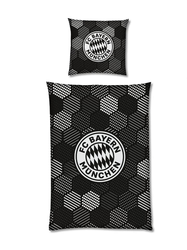 FC Bayern München Bettwäsche Schwarz Glow in the Dark - Bild 2