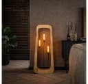 famlights Stehlampe Baila Natur E27 3-flammig Mangoholz Bild 2