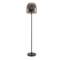 famlights Stehlampe Dina Schwarz-transparent E27 Glas Metall Bild 3