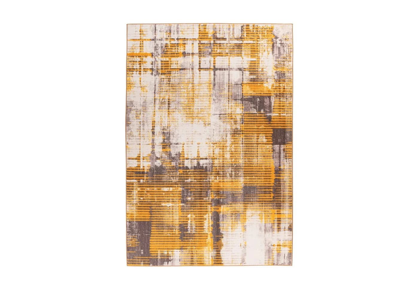 Qiyano Enrique Teppich Kurzflor Gelb Modern - Bild 2