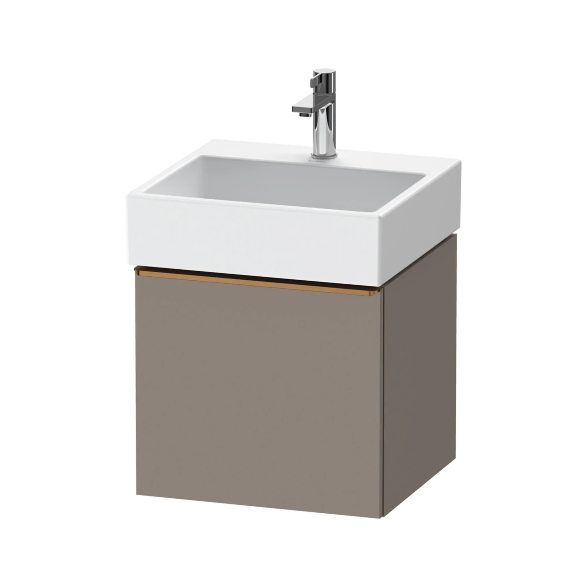Duravit D-Neo Waschtischunterbau wandhängend Basalt Matt