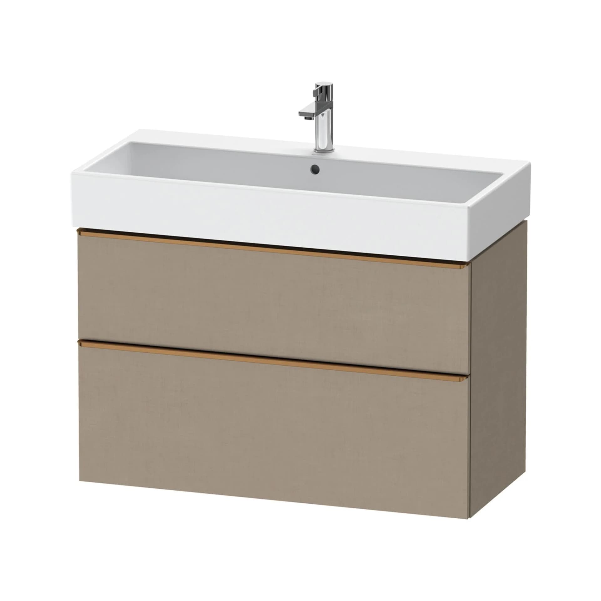 Duravit D-Neo Waschtischunterbau Wandhängend Leinen Matt