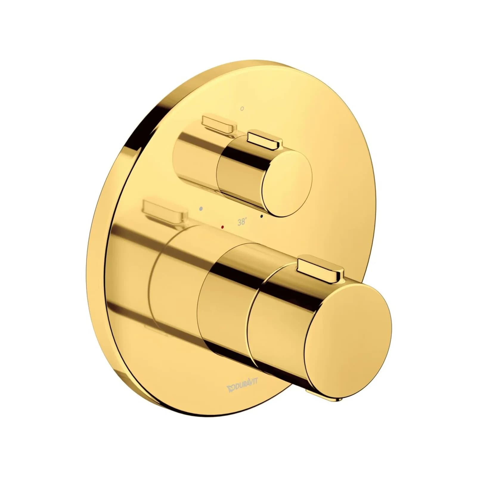 Duravit Thermostatarmatur Unterputz Gold Poliert