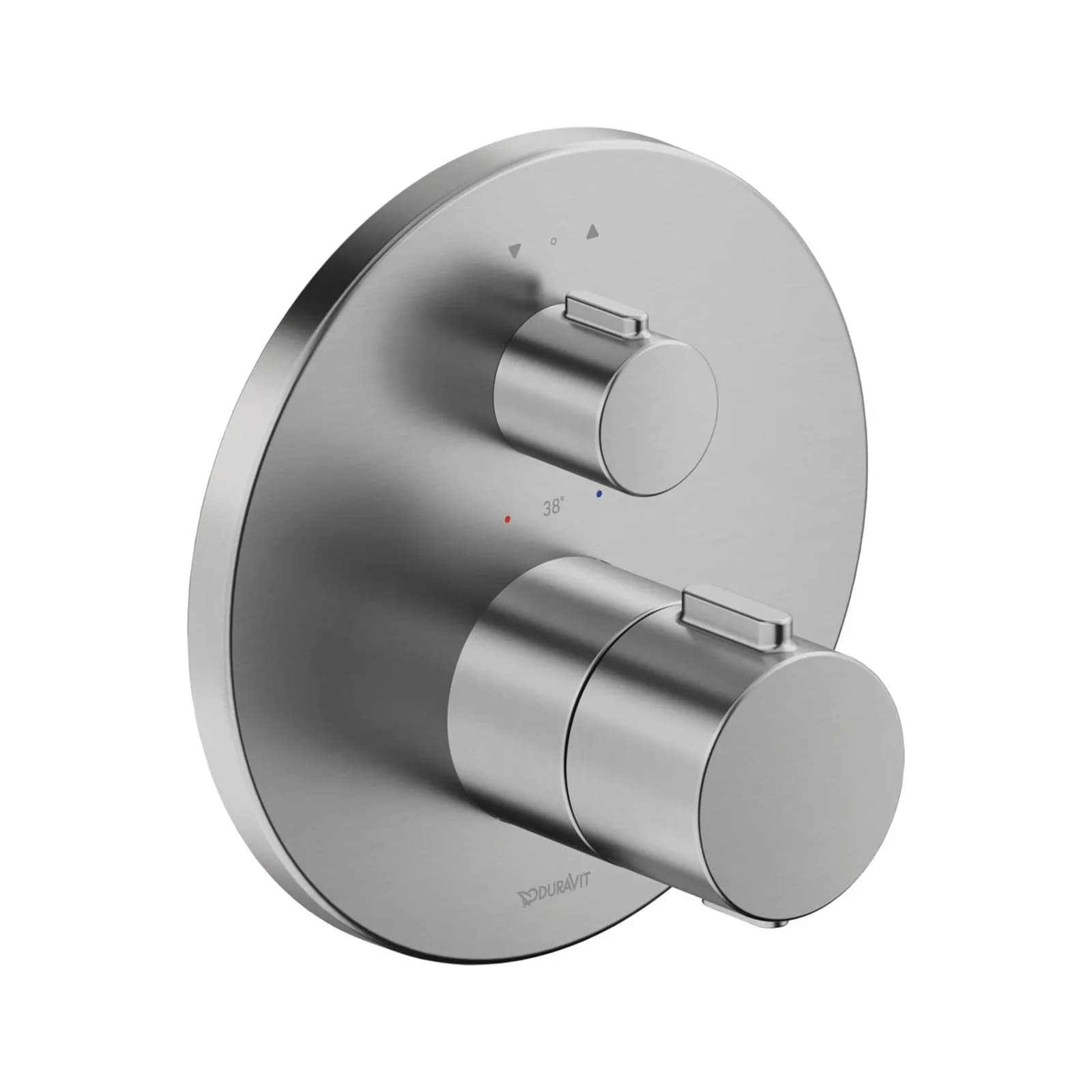 Duravit Thermostatarmaturen Unterputz 2 Verbraucher Edelstahl Gebürstet