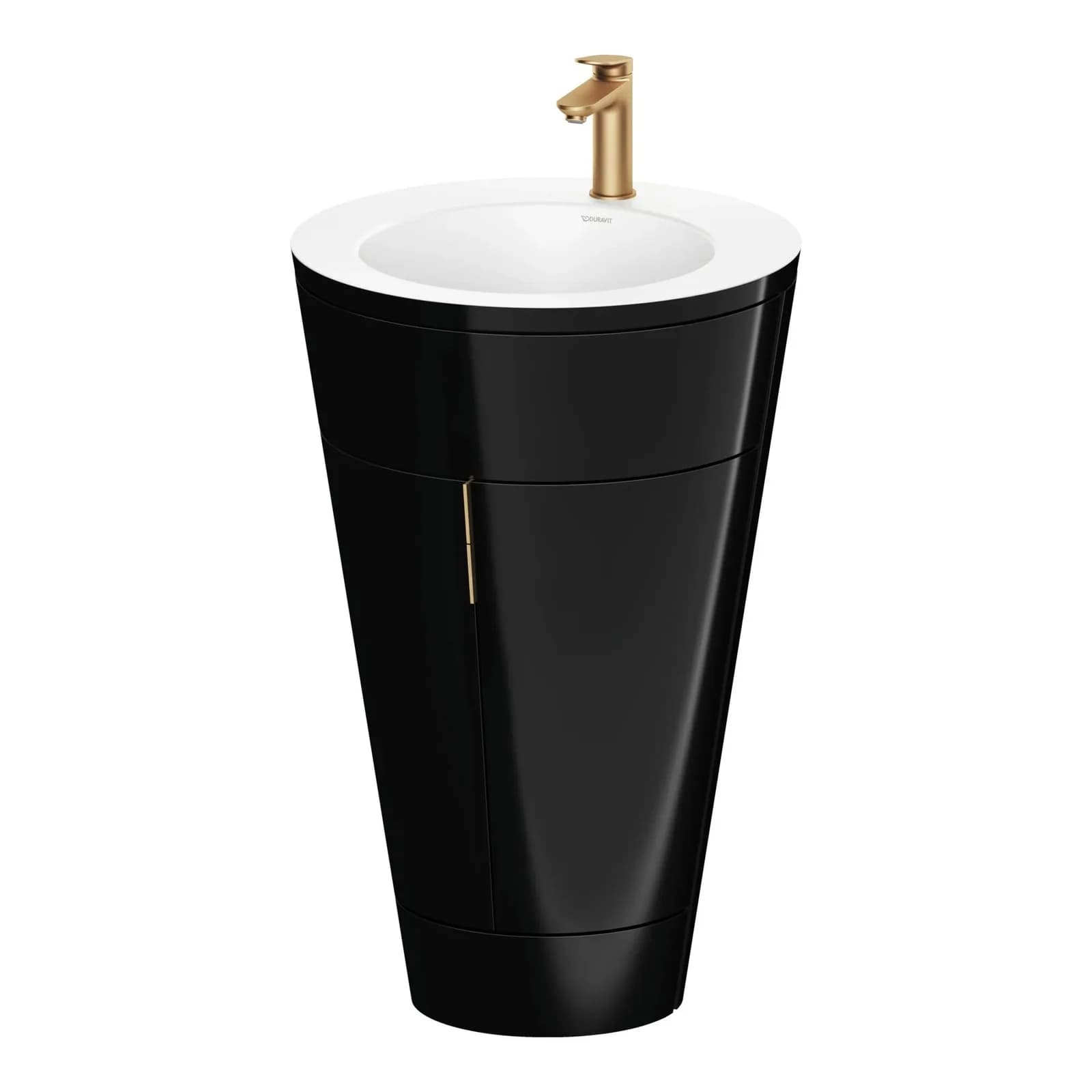 Duravit Starck 1,c-bonded Set S19512O04400000 Griff Bronze Bodenstehend Schwarz Hochglanz