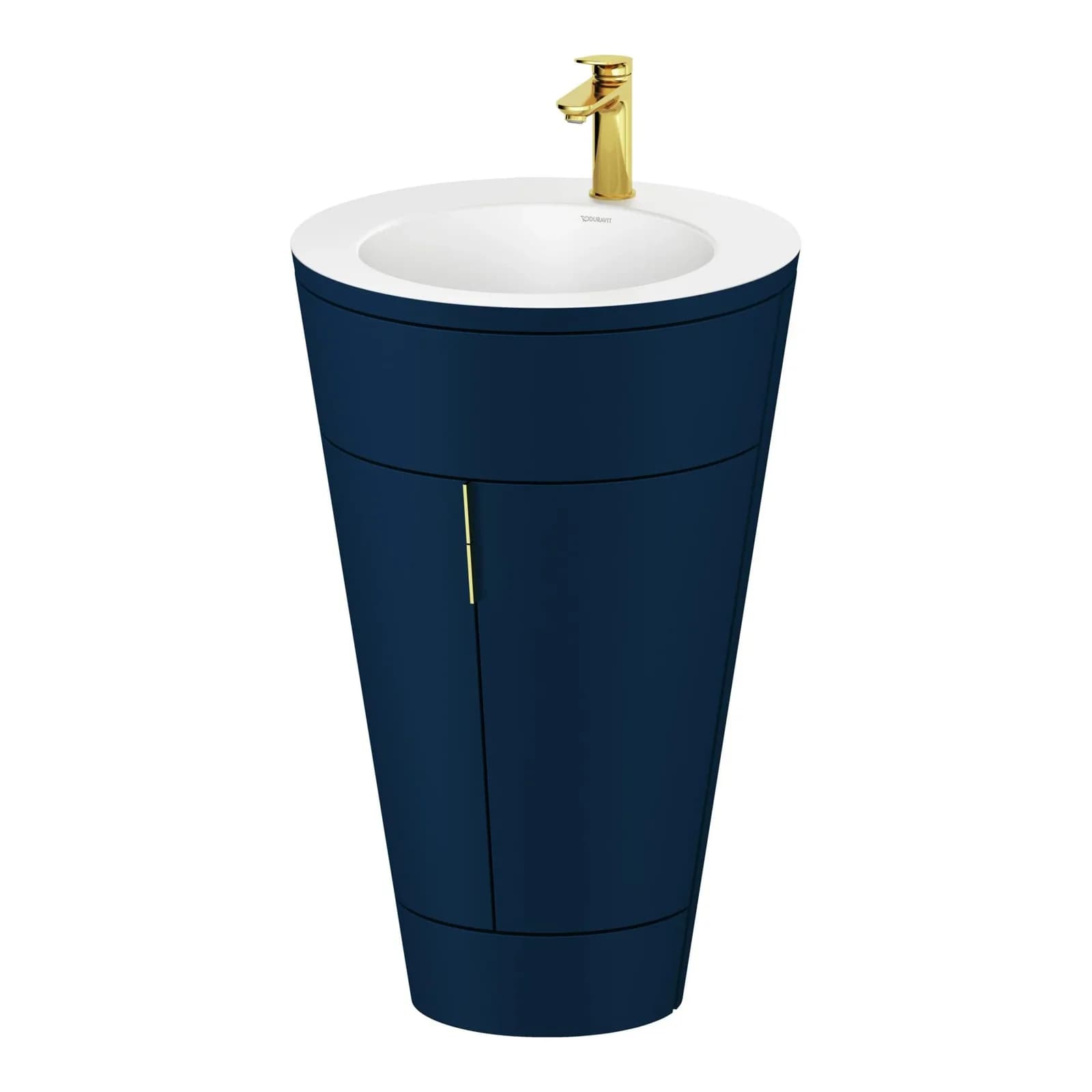 Duravit Starck 1,c-bonded Set Keramik Weiß Matt Innenbeleuchtung Gold