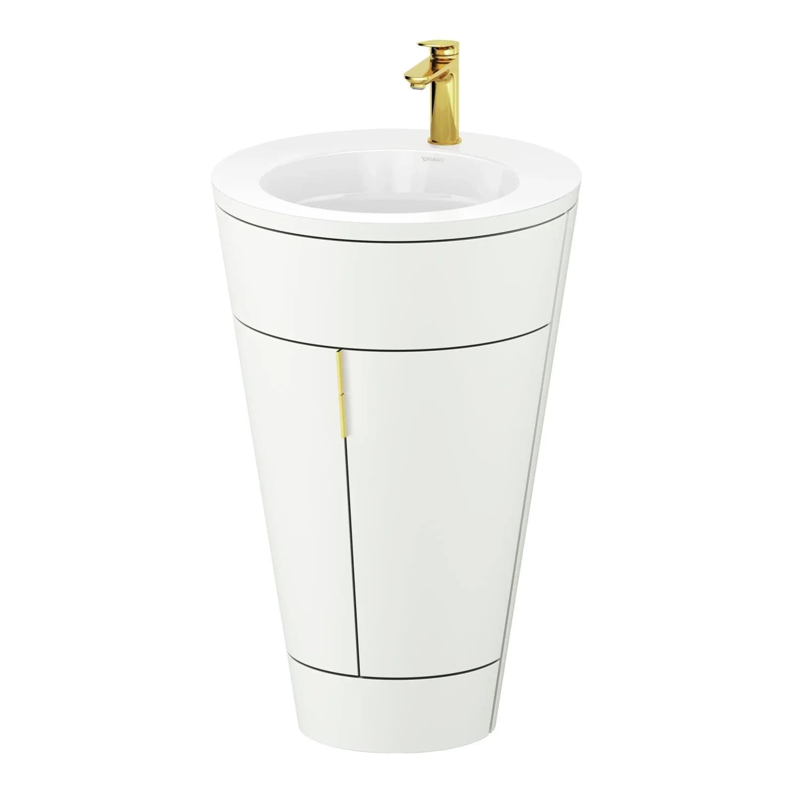 Duravit Starck 1,c-bonded Set S19513O34360010 Gold Keramik Weiß Matt Innenbeleuchtung Bodenstehend