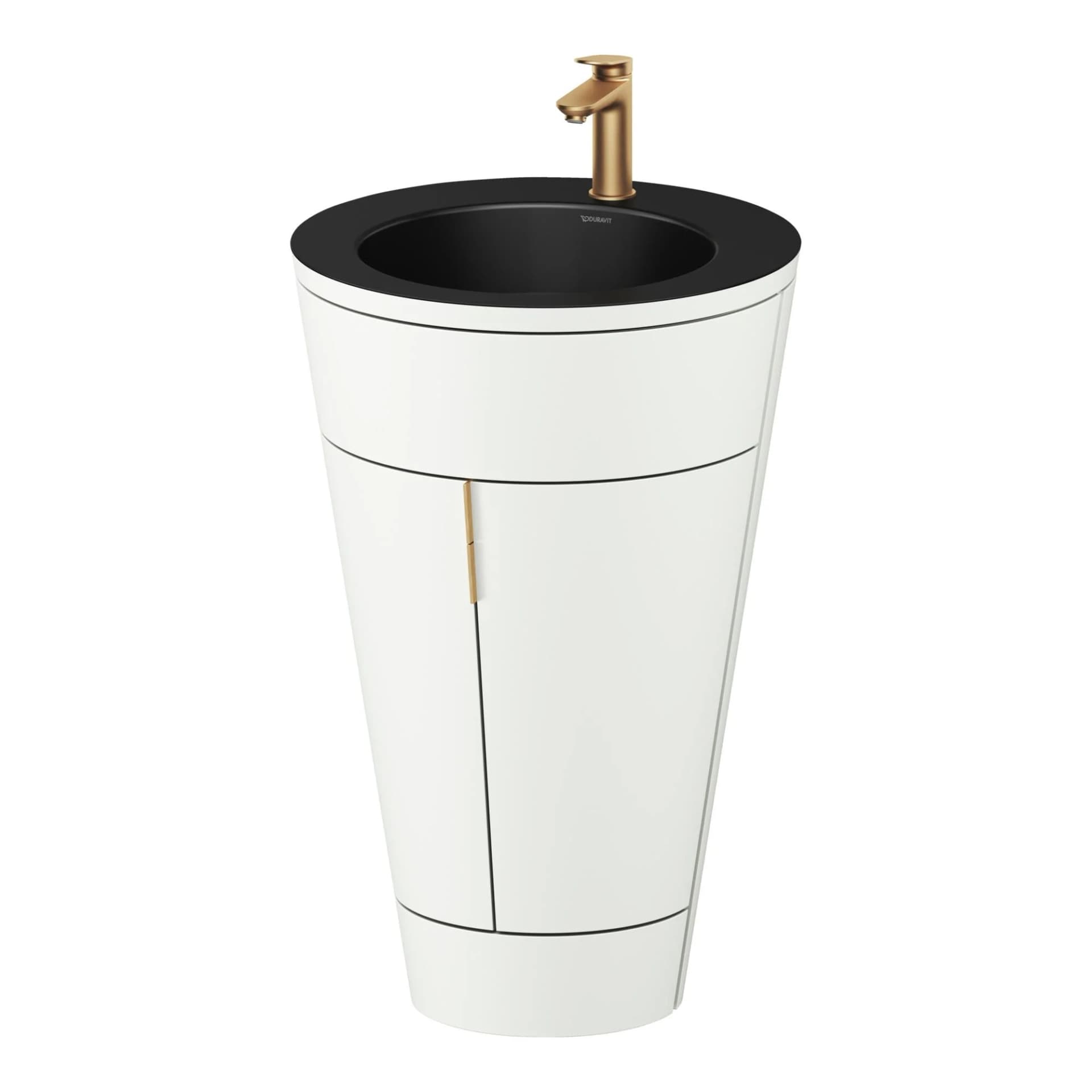 Duravit Starck 1,c-bonded Set S19514O04360000 Keramik Schwarz Matt Bodenstehend Weiß Seidenmatt