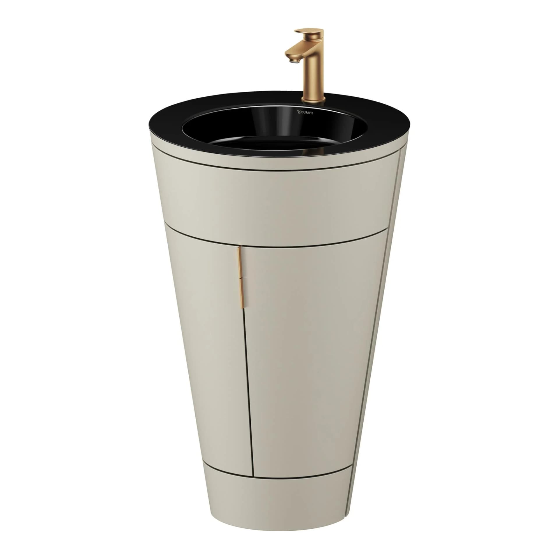 Duravit Starck 1,c-bonded Set S19515O04600000 Keramik Schwarz Matt Bodenstehend
