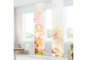 Bilderdepot24 Schiebegardine Orange Aquarell Rosen Klemm-System Bild 3
