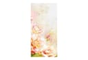 Bilderdepot24 Schiebegardine Orange Aquarell Rosen Klemm-System Bild 4